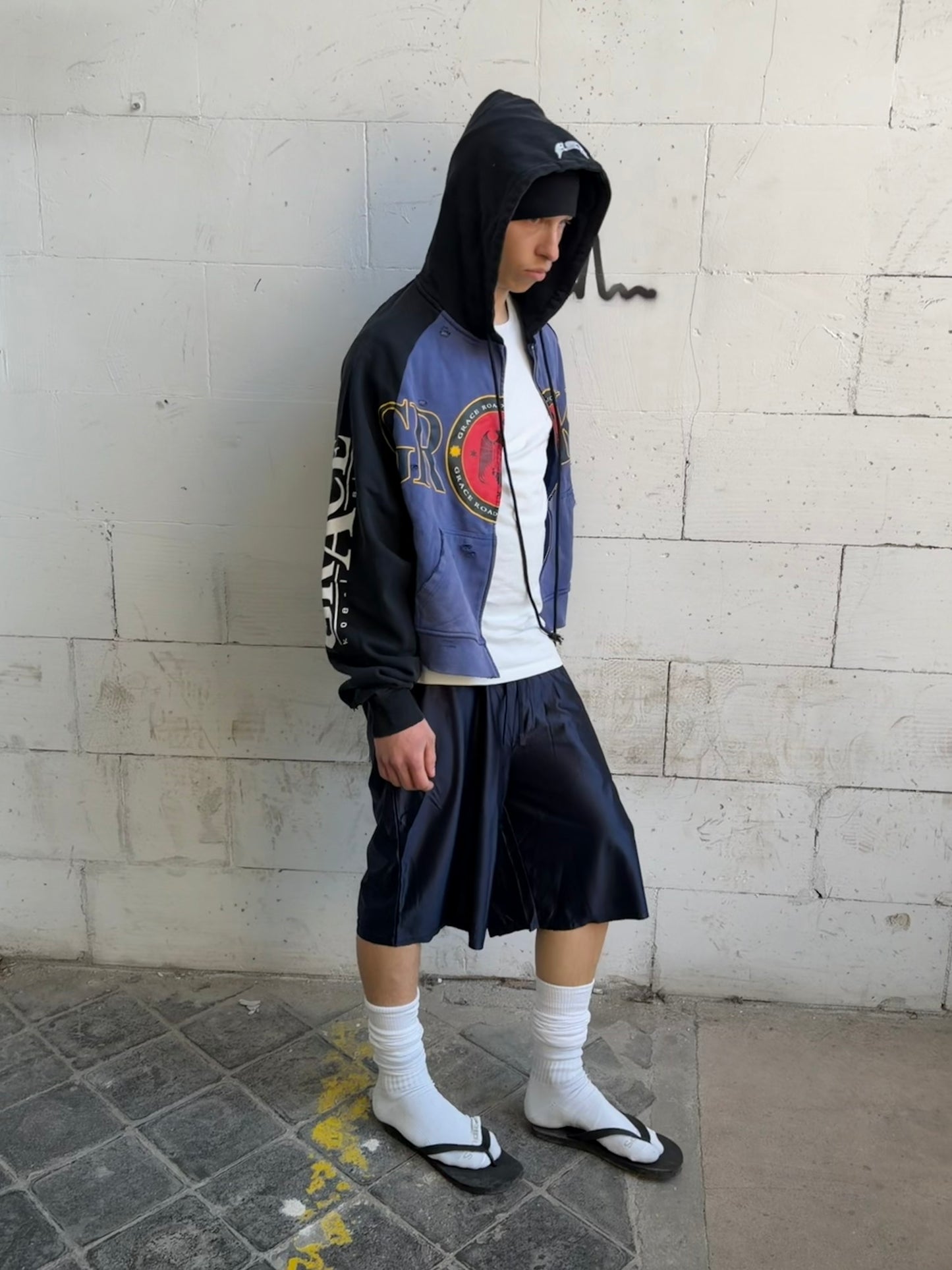 GR BLUE ZIP HOODIE