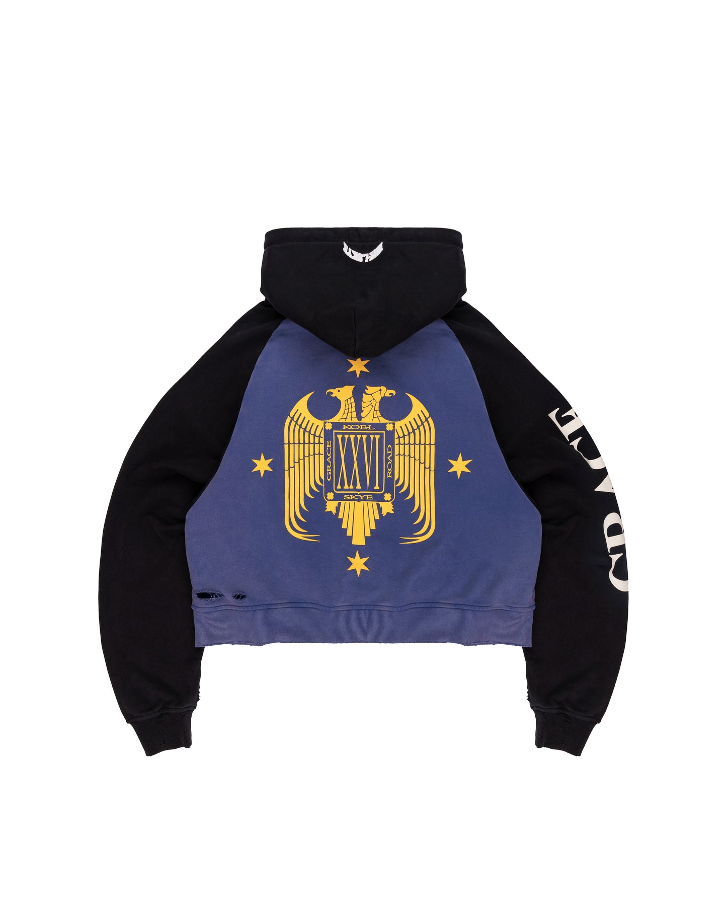 GR BLUE ZIP HOODIE