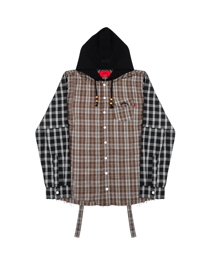 FLANNEL HOODIE