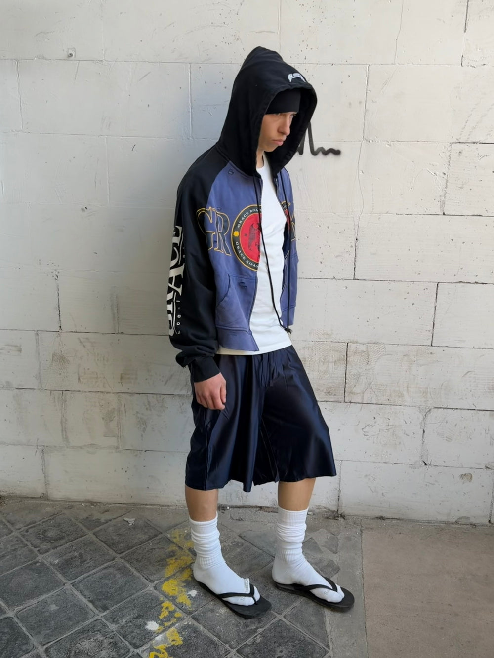 GR BLUE ZIP HOODIE
