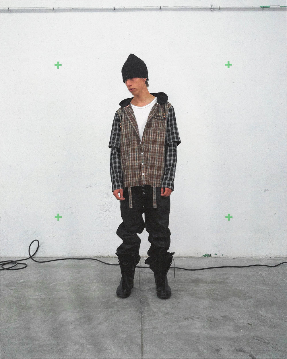 FLANNEL HOODIE