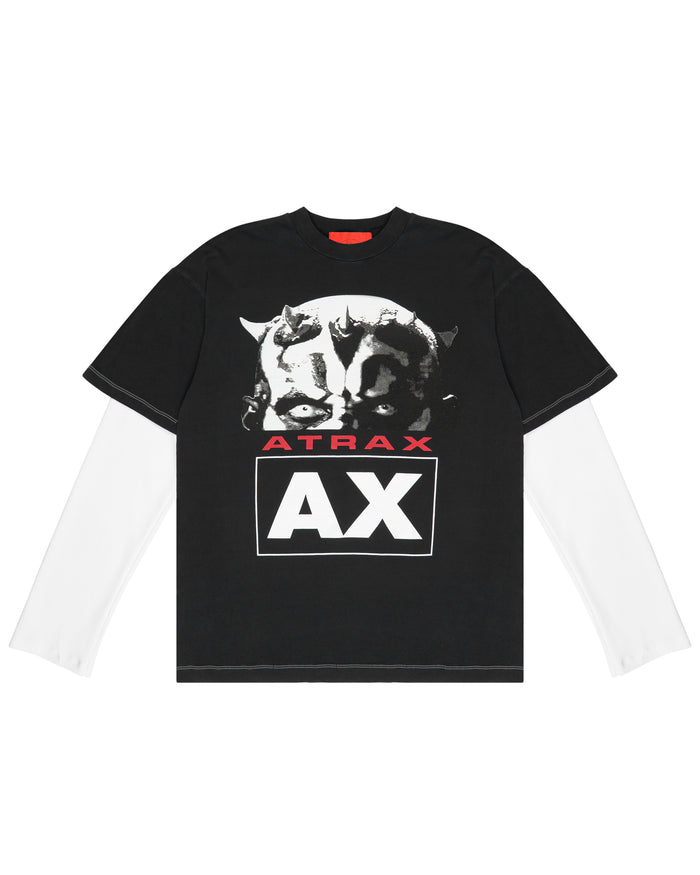 MAUL WASHED LONG SLEEVE BLACK