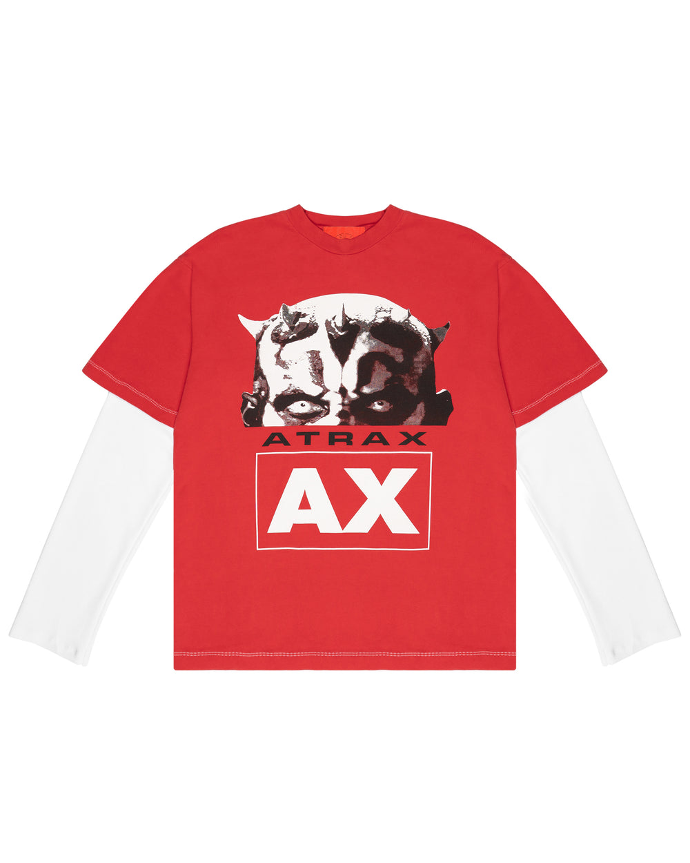 MAUL WASHED LONG SLEEVE RED