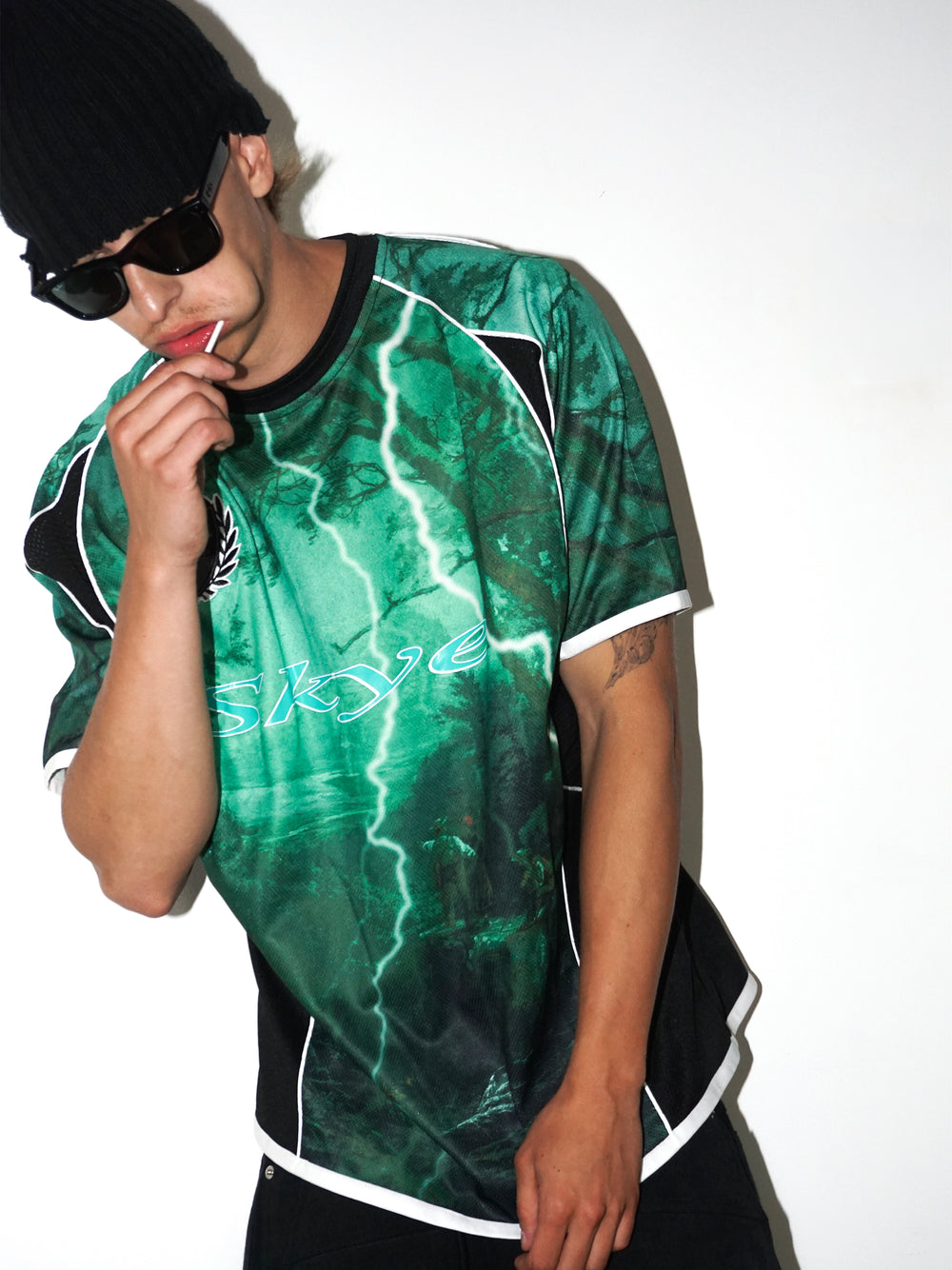 GREEN FOOTBALL JERSEY