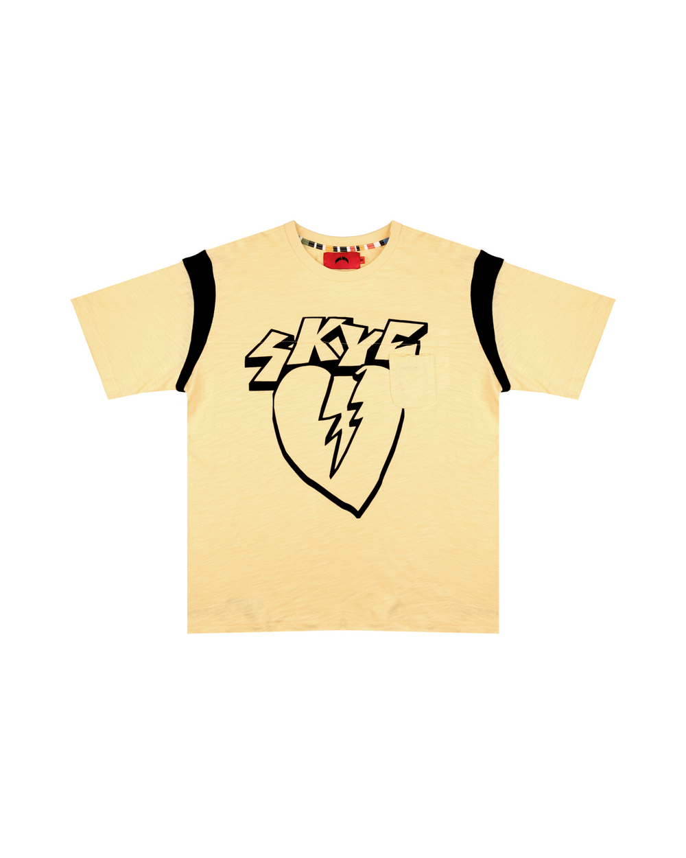 BUTTER YELLOW SLUB COTTON TEE