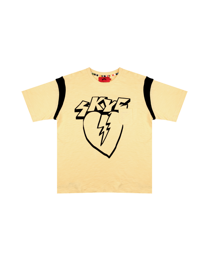 BUTTER YELLOW SLUB COTTON TEE