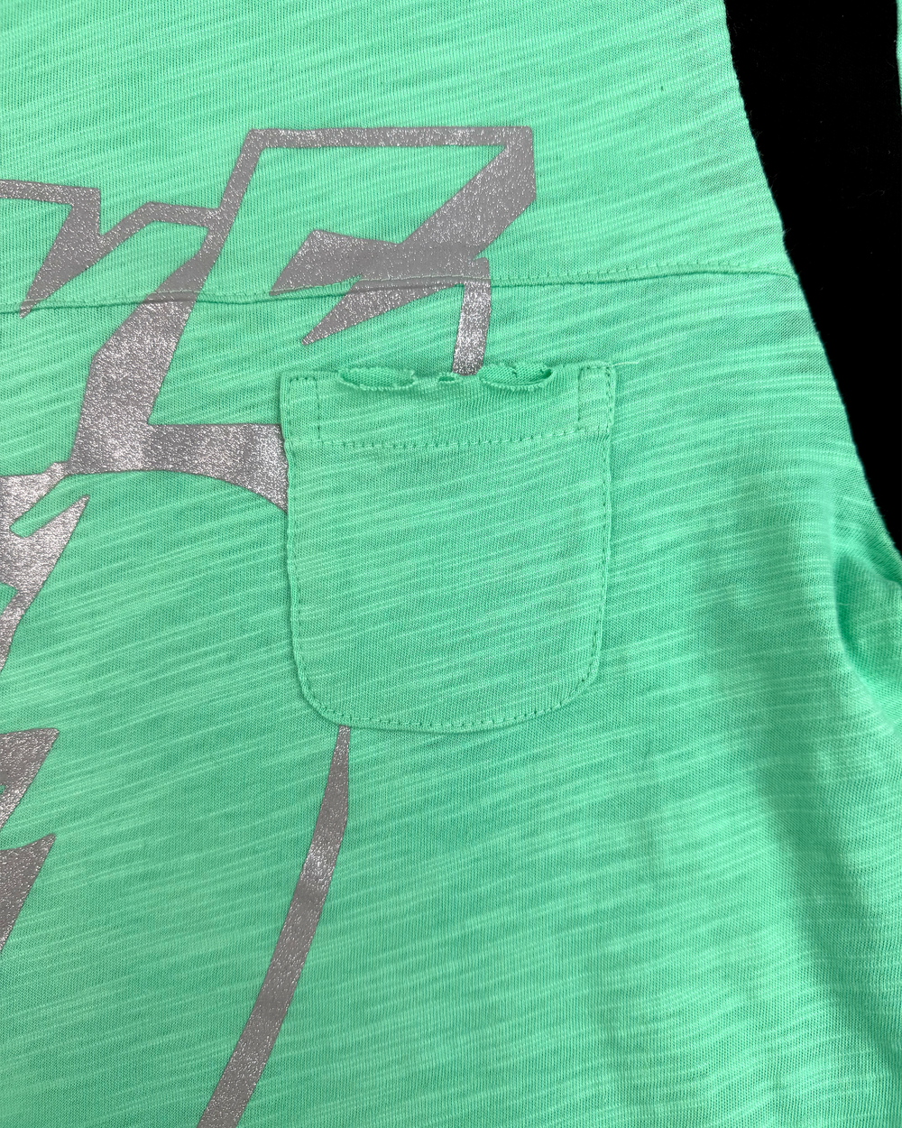 MINT GREEN SLUB COTTON TEE