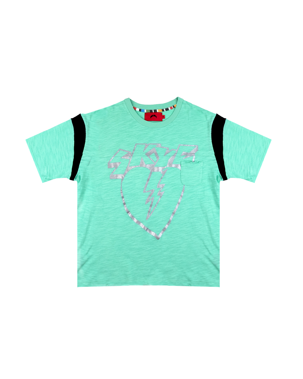 MINT GREEN SLUB COTTON TEE