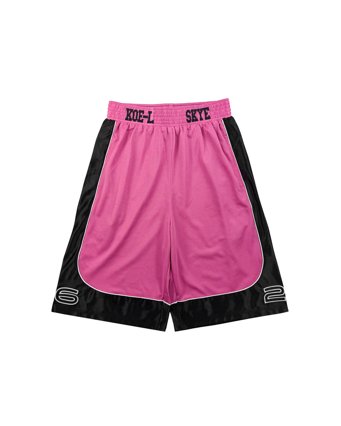 PINK BASKETBALL SHORTS